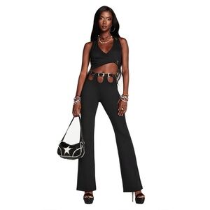I.AM.GIA Black Kyla Cutout Ponte Pant